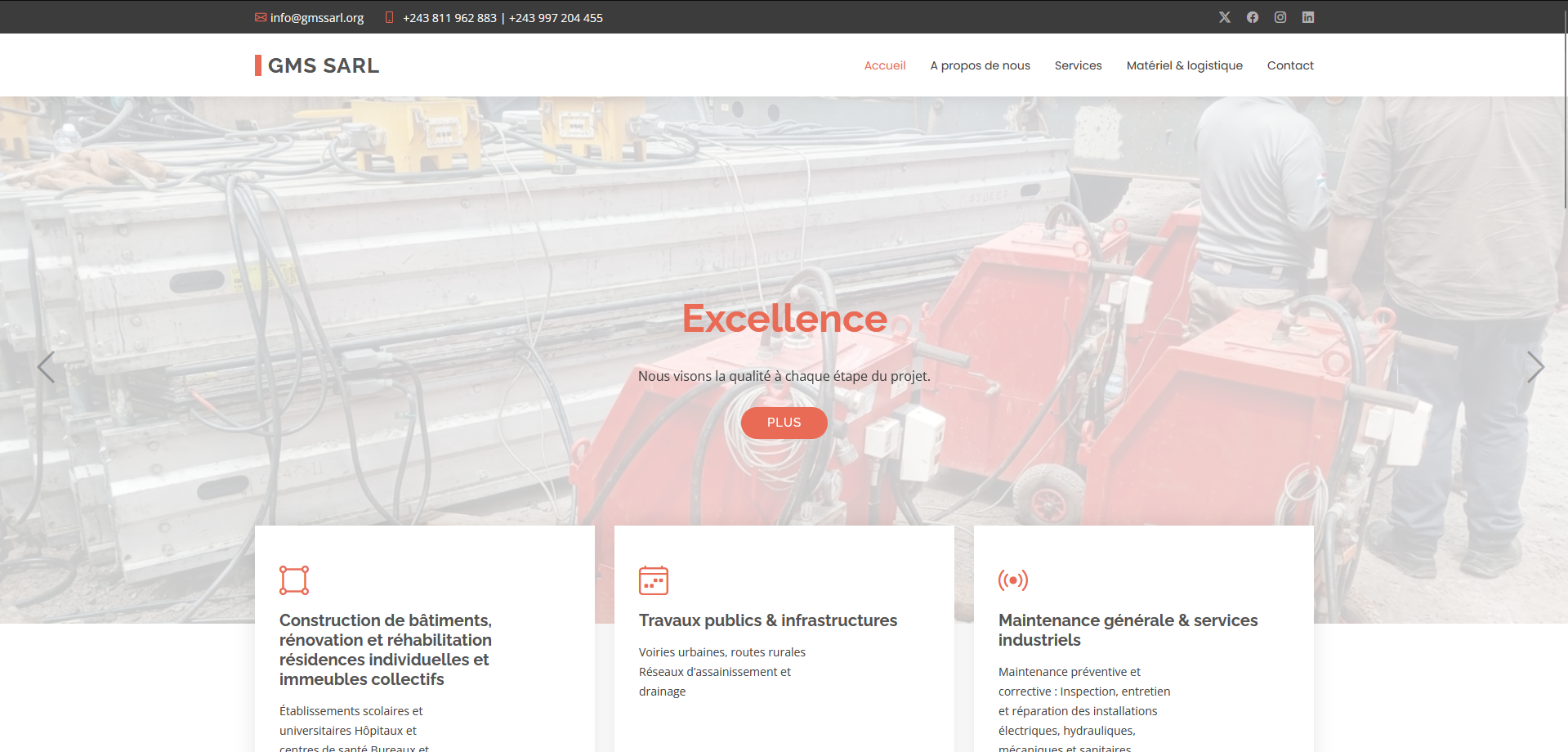 Projet de création de site web professionnel SmartestCoders